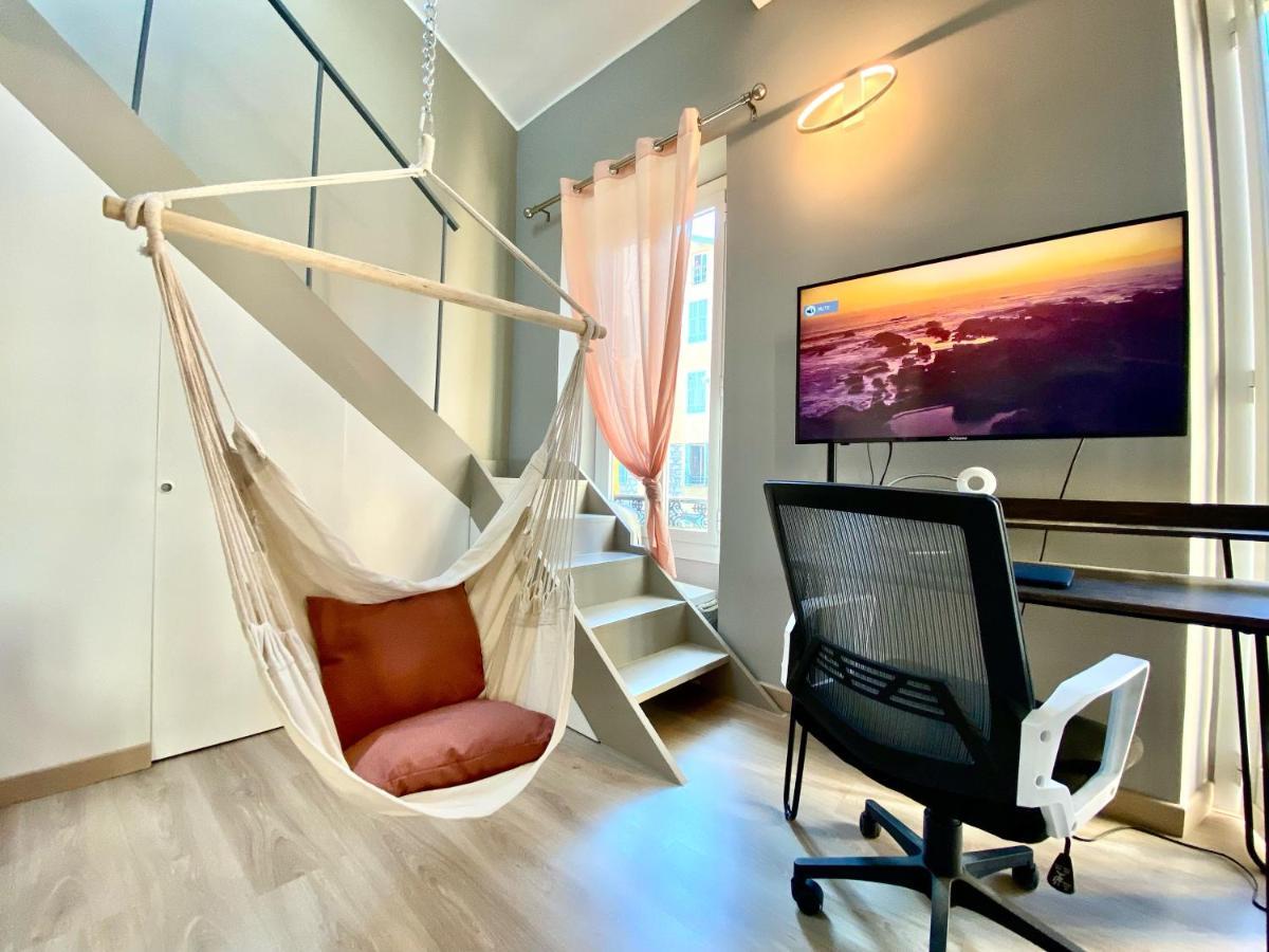 Lovely & Sunny Loft Heart Of Nice With A/C! Exterior photo